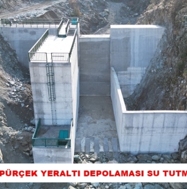Tosya Karapürçek Yeraltı Depolaması Su Tutmaya Başladı