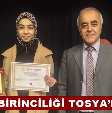 Tosya Mehmet Akif Ersoy İmam Hatip Ortaokulu İl Birinciliğini Yine Kaptırmadı