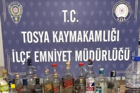 Tosya Polisinden Kaçak Alkol Operasyonu