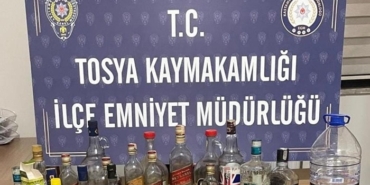 Tosya Polisinden Kaçak Alkol Operasyonu