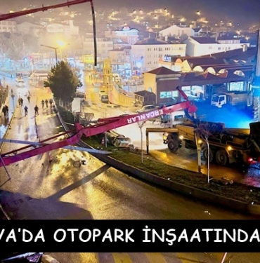 Tosya’da Otopark İnşaatında Kaza!