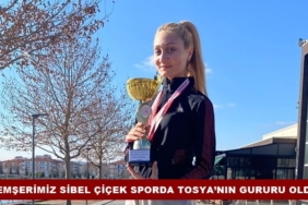Hemşerimiz Sibel Çiçek Sporda Tosya’nın Gururu Oldu