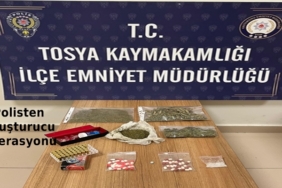 Polisten Tosya’da Uyuşturucu Operasyonu