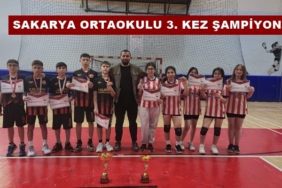 Sakarya Ortaokulu 3. Kez Şampiyon