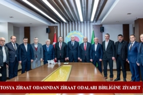 Tosya Ziraat Odasından Ziraat Odaları Birliğine Ziyaret