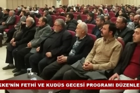 Tosya’da Mekke’nin Fethi Ve Kudüs Gecesi Programı Düzenlendi