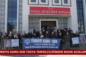 Türkiye Kamu-Sen Tosya Temsilciliğinden Basın Açıklaması