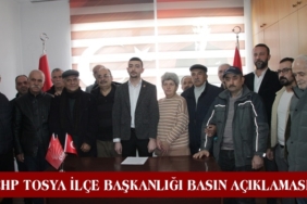 CHP Tosya İlçe Başkanlığı Eğitim Öğretim İle İlgili Basın Açıklaması