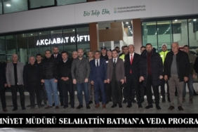 Emniyet Müdürü Selahattin Batman’a Veda Yemeği