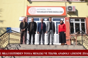 İlçe Milli Eğitimden Tosya Mesleki ve Teknik Anadolu Lisesine Ziyaret