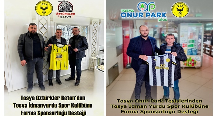 İş Adamlarından Tosya İdmanyurdulu Gençlere Forma Sponsorluğu Spor Malzemesi Desteği