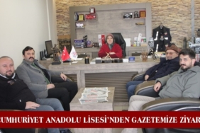 Tosya Cumhuriyet Anadolu Lisesi’nden Gazetemize Ziyaret