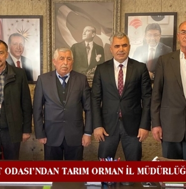 Tosya Ziraat Odası’ndan Tarım Orman İl Müdürlüğüne Ziyaret