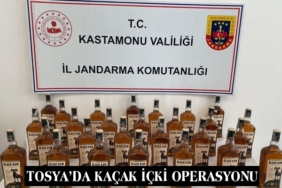 Tosya’da Kaçak İçki Operasyonu