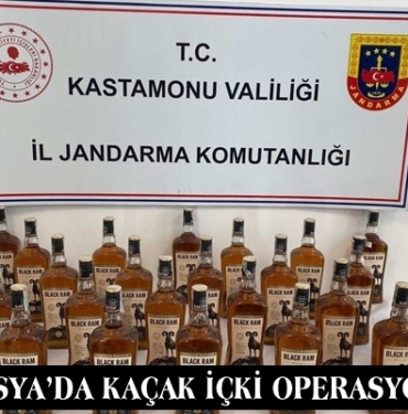 Tosya’da Kaçak İçki Operasyonu