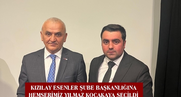 Tosyalı Hemşerimiz Yılmaz Kocakaya Kızılay Esenler Şube Başkanlığına Seçildi