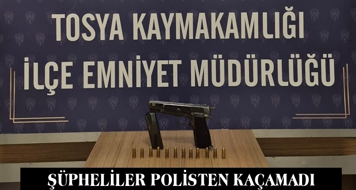 Yakayı Ele Veren Şüpheliler Polisten Kaçamadı