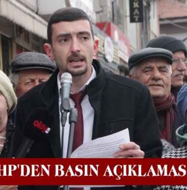 Cumhuriyet Halk Partisi Tosya İlçe Başkanlığı Basın Açıklaması