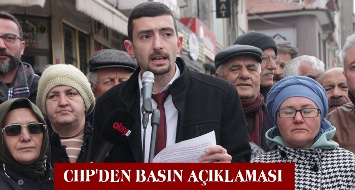 Cumhuriyet Halk Partisi Tosya İlçe Başkanlığı Basın Açıklaması
