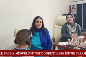 İlçe Sağlık Müdürlüğü’nden Öğrencilere İşitme Taraması