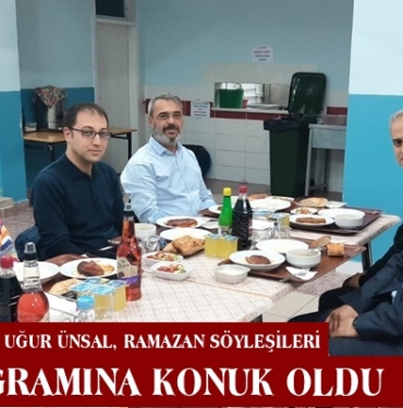 Kaymakam Uğur Ünsal, Ramazan Söyleşileri Programına Konuk Oldu