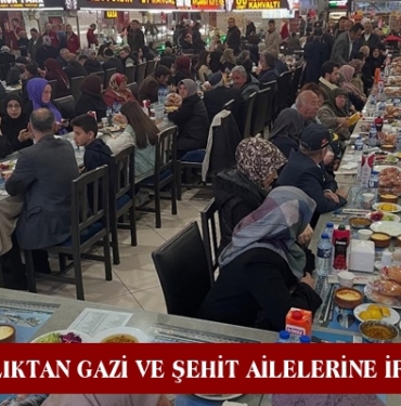 Kaymakamlıktan Gazi ve Şehit Ailelerine İftar Yemeği
