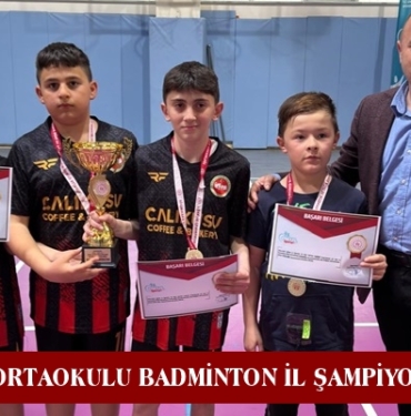 Sakarya Ortaokulu Badminton İl Şampiyonu Oldu