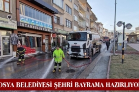 Tosya Belediyesi Şehri Bayrama Hazırlıyor