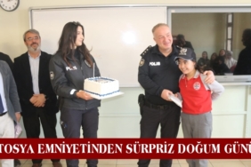 Tosya Emniyetinden Sürpriz Doğum Günü