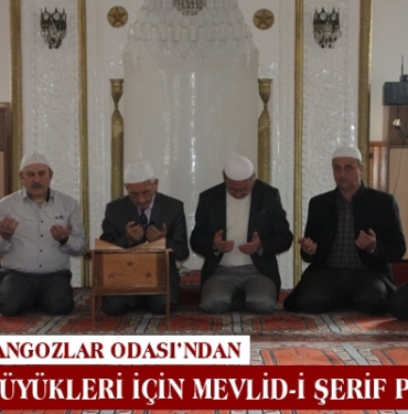 Tosya Marangozlar Odası’ndan Meslek Büyükleri İçin Mevlid-i Şerif Programı