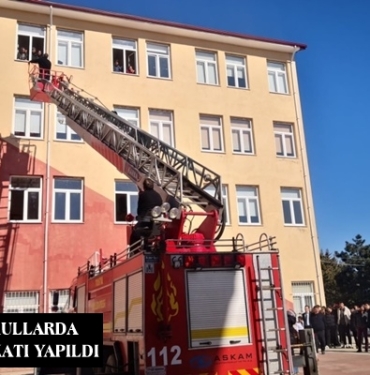 Tosya’da Okullarda Deprem Tatbikatı Yapıldı