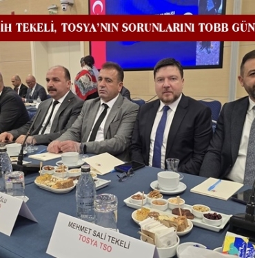 Başkan M. Salih Tekeli, Tosya’nın Sorunlarını TOBB Gündemine Taşıdı