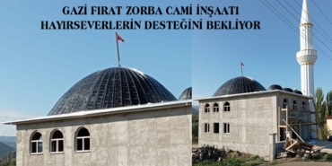 Gazi Fırat Zorba Cami İnşaatı Hayırseverlerin Desteğini Bekliyor