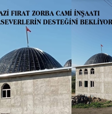 Gazi Fırat Zorba Cami İnşaatı Hayırseverlerin Desteğini Bekliyor