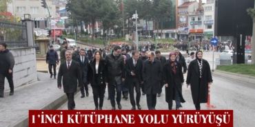 İlçe Halk Kütüphanesinden 1’inci Kütüphane Yolu Yürüyüşü