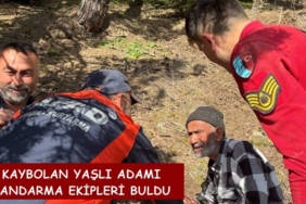 Kaybolan Yaşlı Adamı Jandarma Ekipleri Buldu