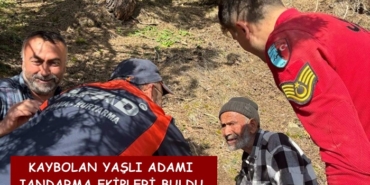 Kaybolan Yaşlı Adamı Jandarma Ekipleri Buldu