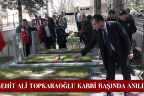 Şehit Ali Topkaraoğlu Kabri Başında Anıldı