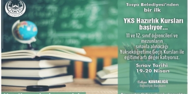 Tosya Belediyesi YKS Hazırlık Kursları Başlıyor