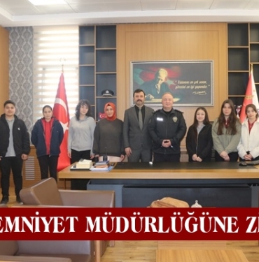 Tosya Cumhuriyet Anadolu Lisesi’nden İlçe Emniyet Müdürlüğüne Ziyaret