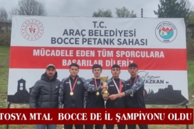 Tosya MTAL  BOCCE de il şampiyonu oldu