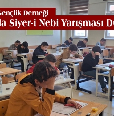 Anadolu Gençlik Derneği Tosya’da Siyer-i Nebi Yarışması Düzenledi