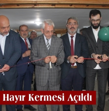 İHH Tosya Şubesi Hayır Kermesi Açıldı