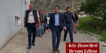 Kaymakam Uğur Ünsal Köy Ziyaretlerine Devam Ediyor
