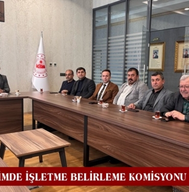 Milli Eğitimde İşletme Belirleme Komisyonu Toplantısı