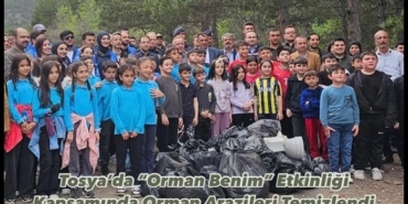 “Orman Benim” Etkinliği Kapsamında Orman Arazileri Temizlendi