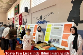 Tosya Fen Lisesi’nde Bilim Fuarı Açıldı