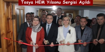 Tosya HEM Yılsonu Sergisi Açıldı