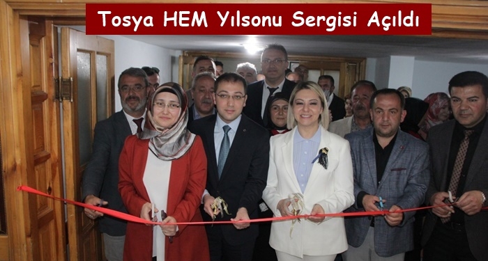 Tosya HEM Yılsonu Sergisi Açıldı