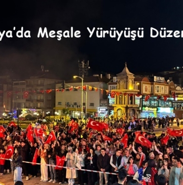 Tosya’da Meşale Yürüyüşü Düzenlendi